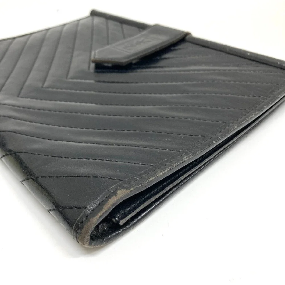 Yves Saint Laurent Clutch Bag Black Ysl #240726Y22B - Picture 4 of 10